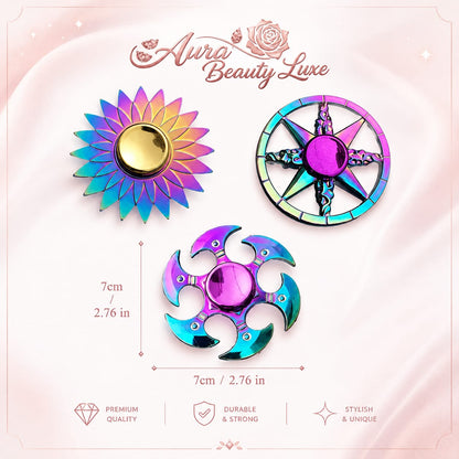 Rainbow Metal Fidget Spinner
