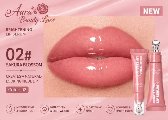 Aura Beauty Luxe Brightening Lip Serum