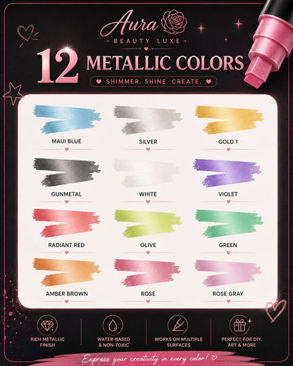 Metallic Acrylic Markers