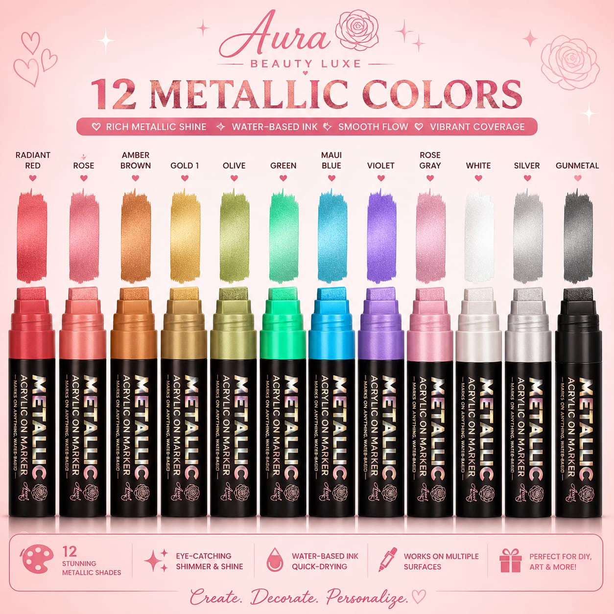 Metallic Acrylic Markers