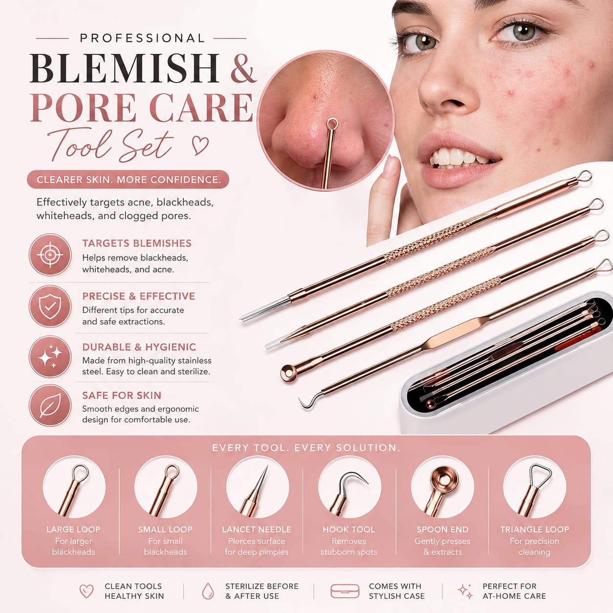 Premium Skin Care Tools Set