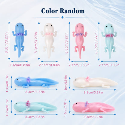 Mini Axolotl Squishy Figures