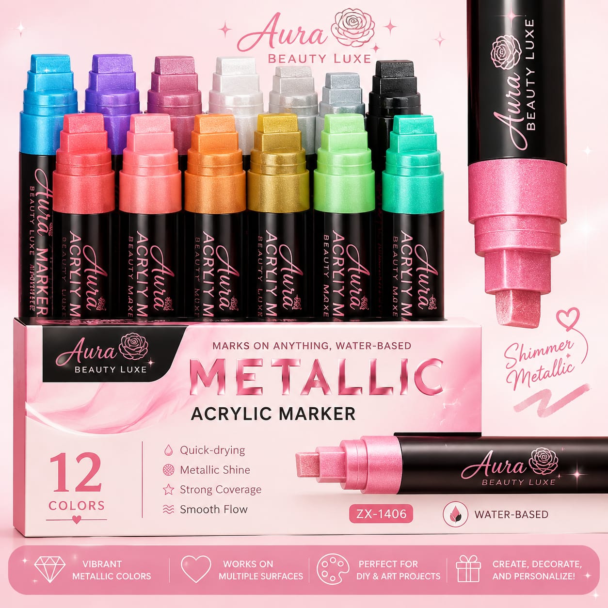 Metallic Acrylic Markers
