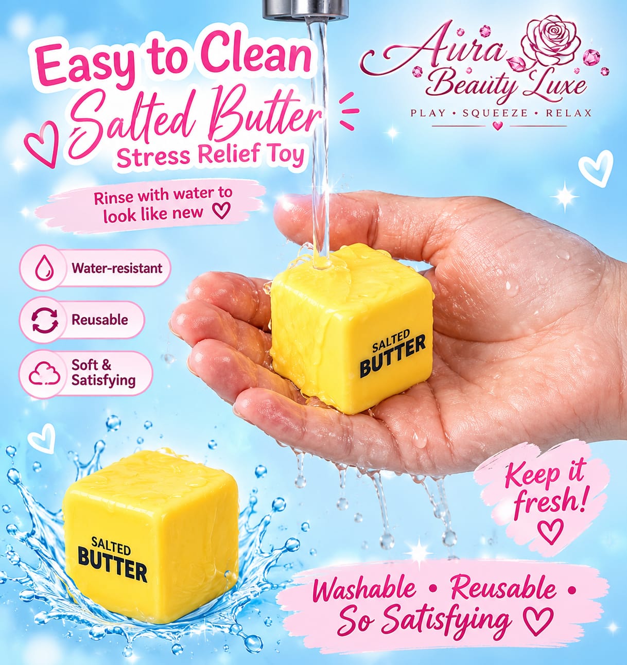 Mini Squishy Butter Toy