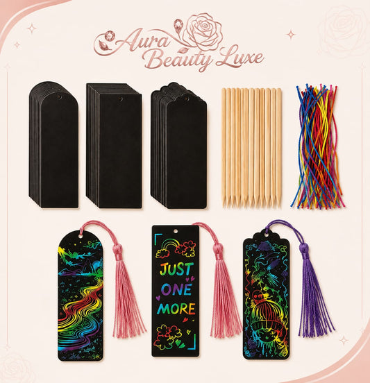 Rainbow Scratch Art Bookmark Kit