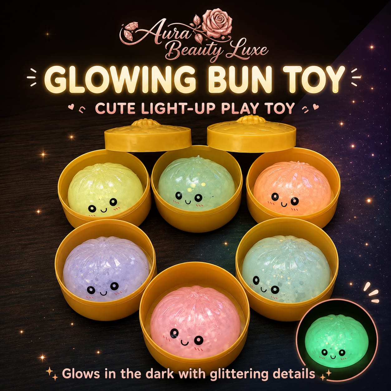 Exclusive Soft Glow Dumpling Squishy