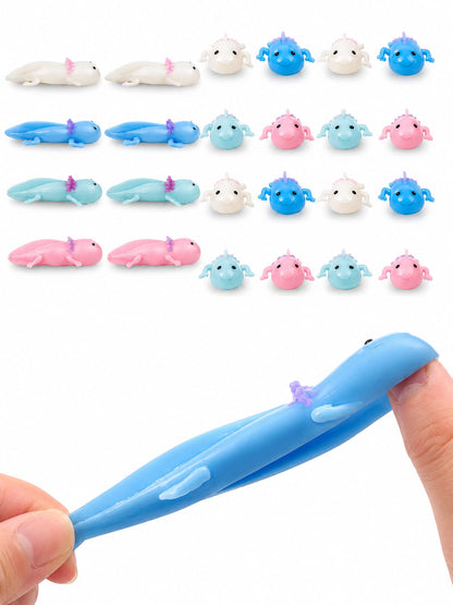 Mini Axolotl Squishy Figures