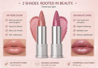 Fine Glitter Matte Lipstick
